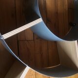 Wall wood metal spiral shape snail