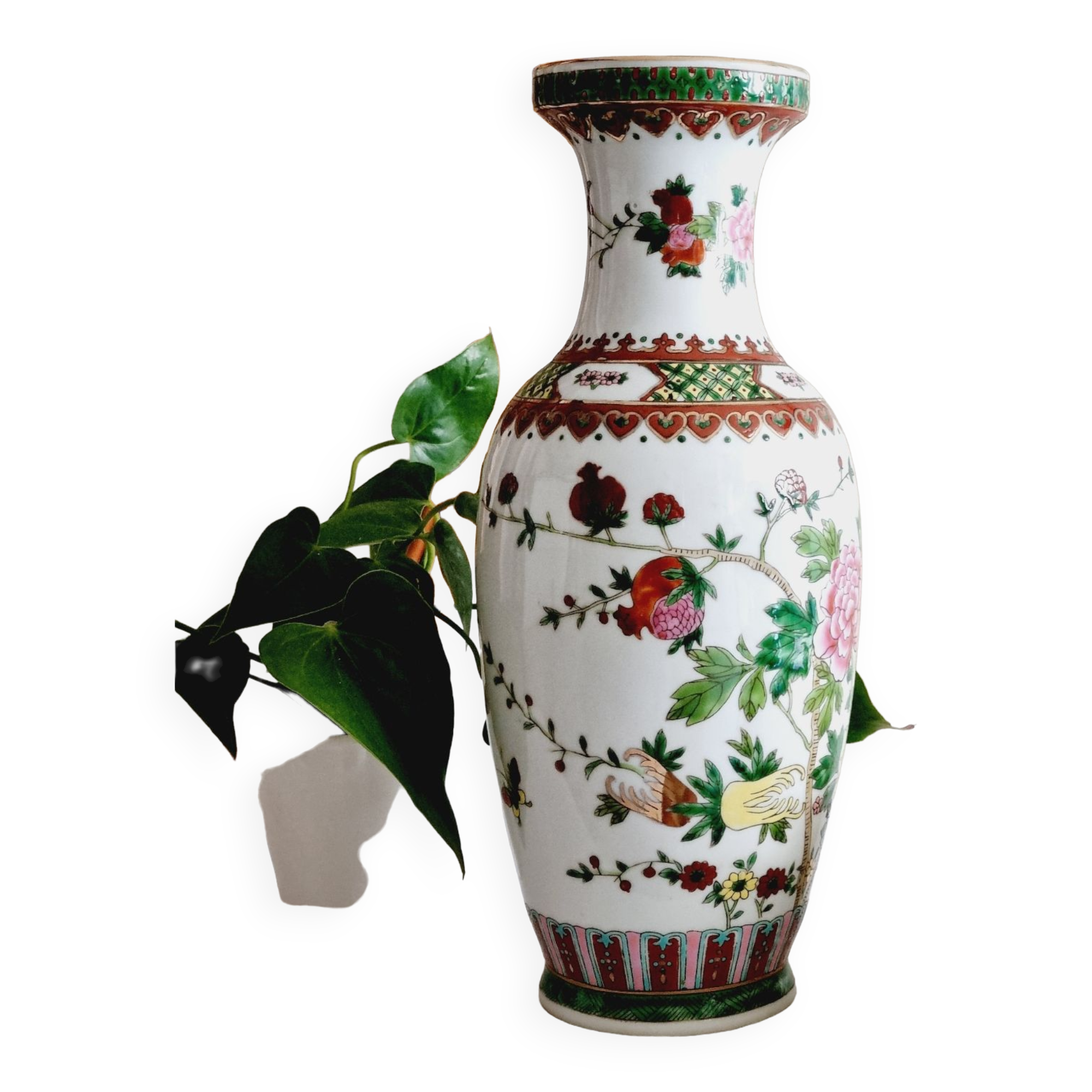 Chinese porcelain baluster vase
