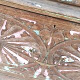 Ancienne armoire en bois - 2 portes et 1 tiroir