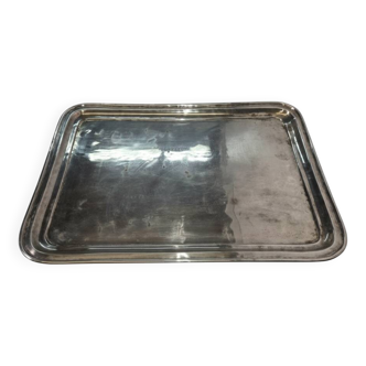 Antique silver-plated tray
