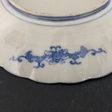 Chinese porcelain plate inspired by the blue family, late nineteenth early twentieth century