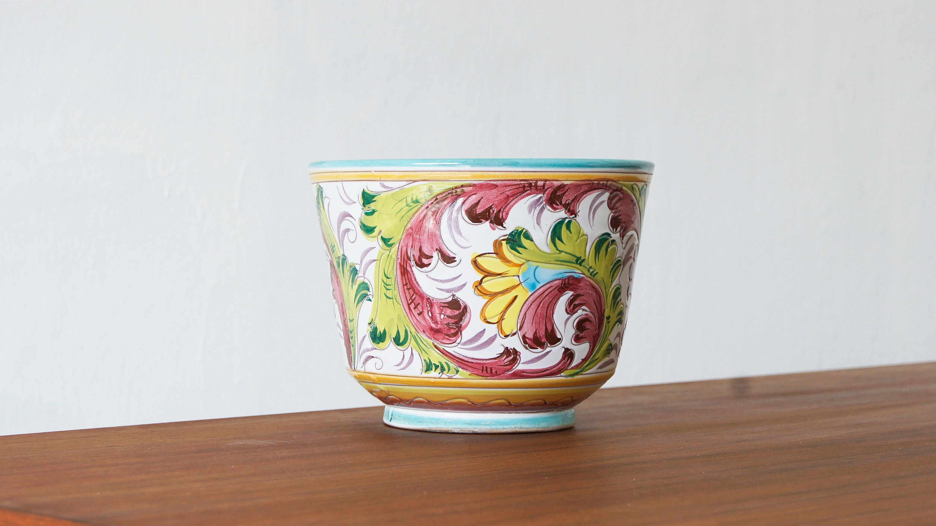 Pot de plantes en céramique italienne, années 1960