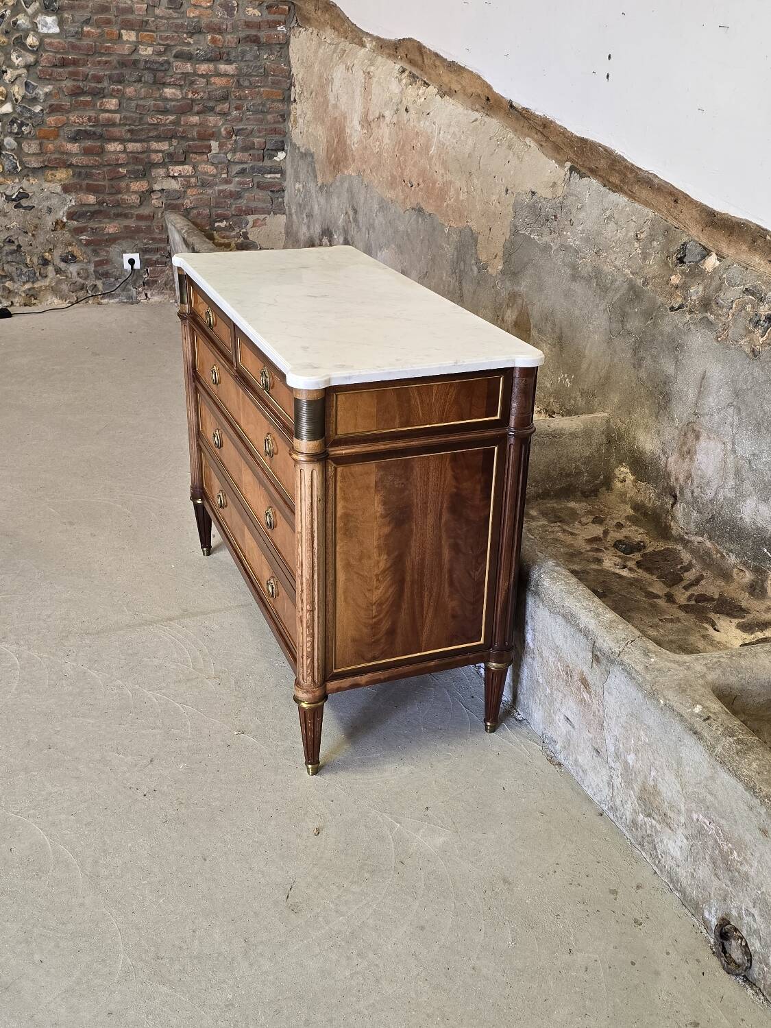 Louis XVI style chest of drawers