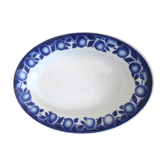 Plat creux faïence de saint amand