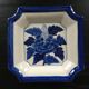 Blue floral decor pocket emptier