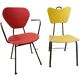 Red armchair, vintage 50s