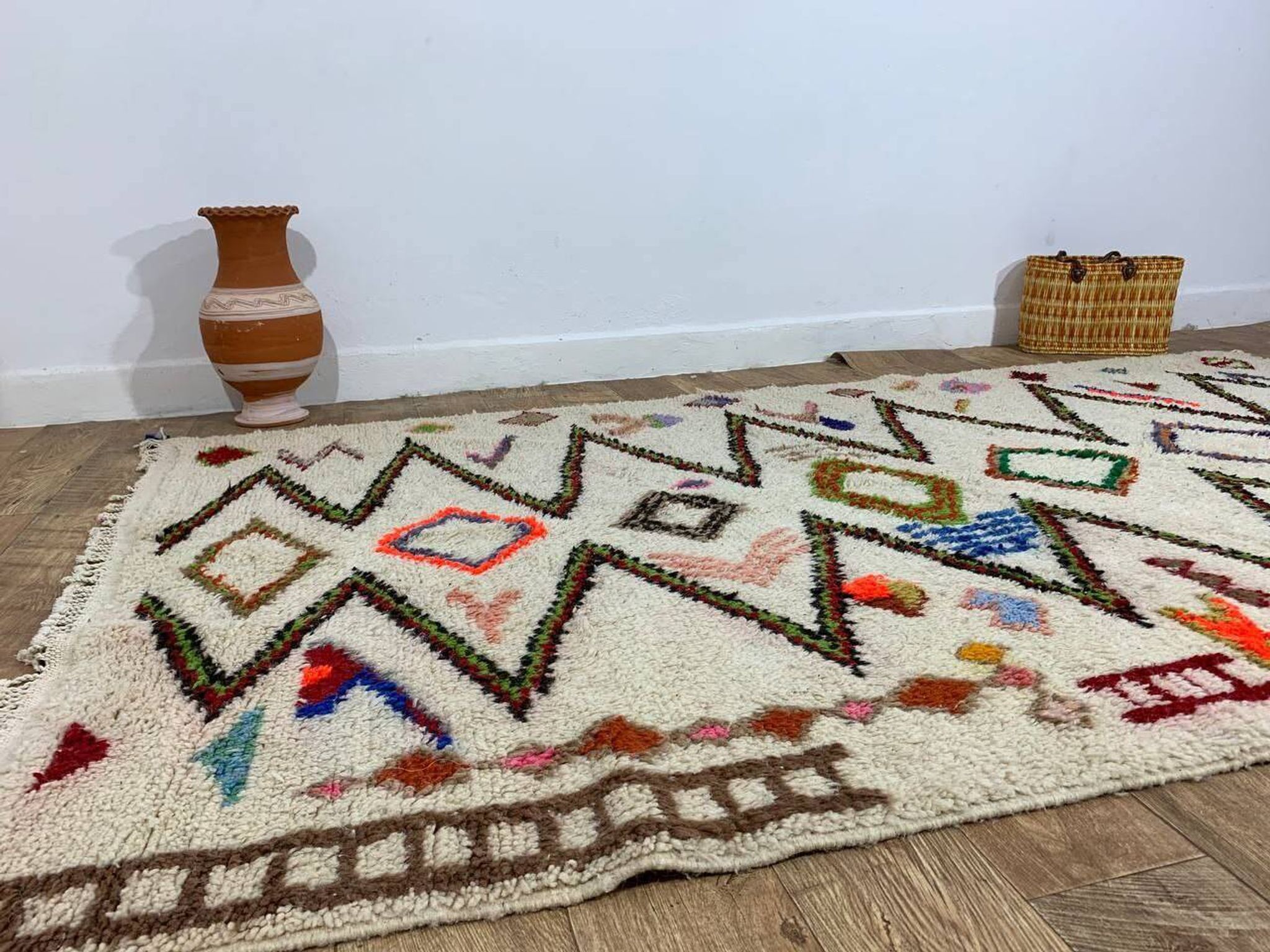 Tapis Berbère Marocain Artisanal fait main 270 X 160 CM