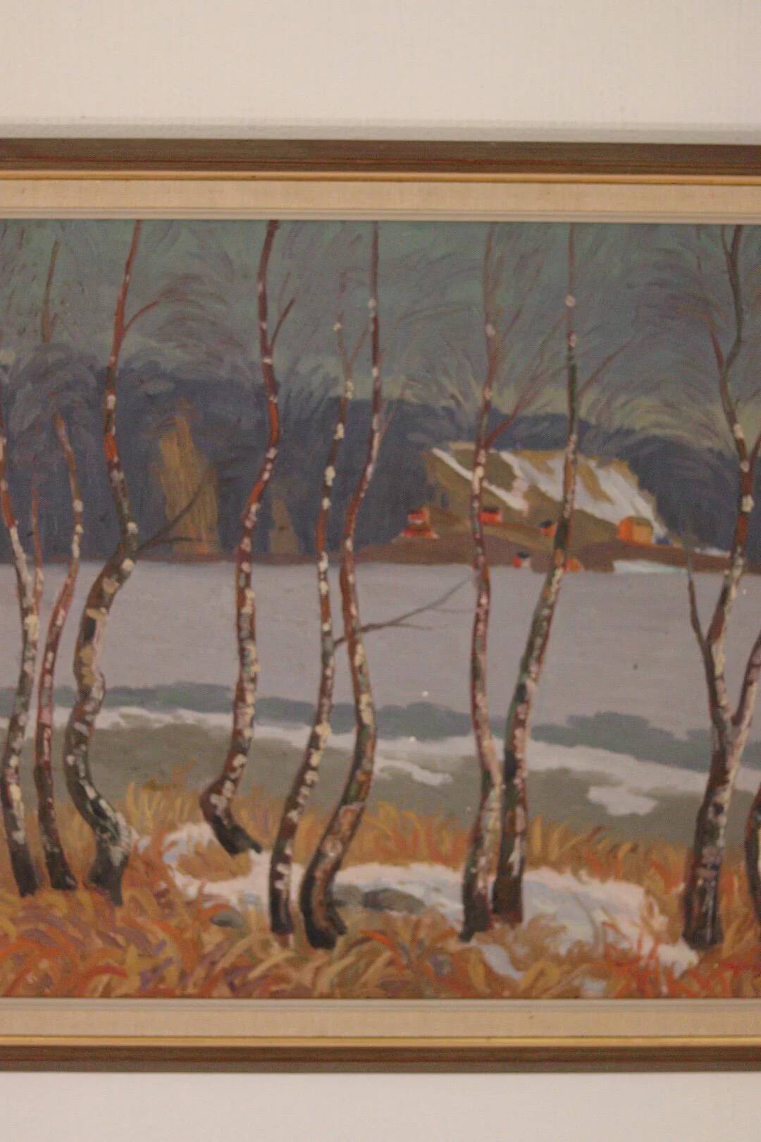 « Bouleaux au bord du lac » par Ragnar Lindström