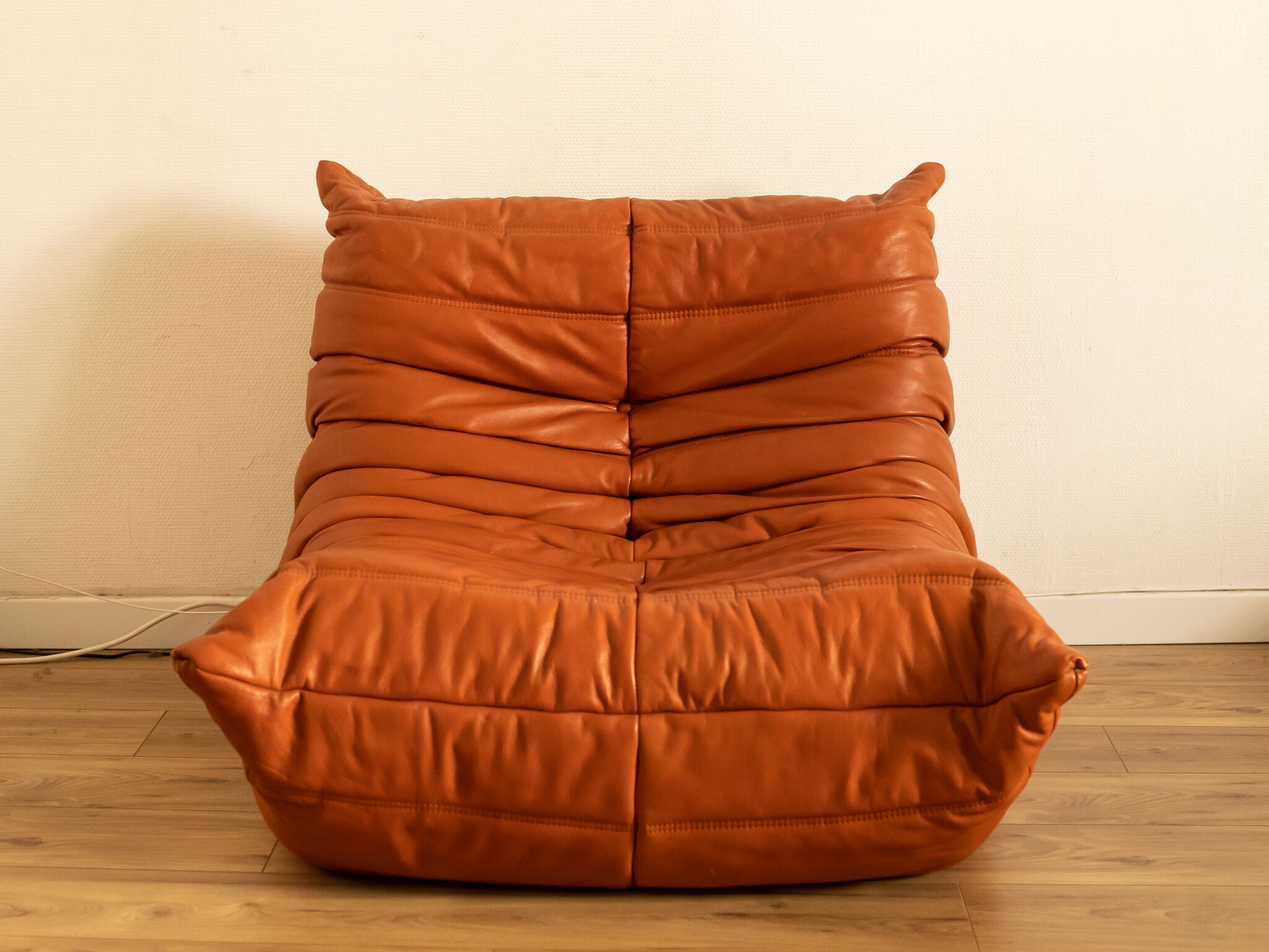 Togo leather armchair by Michel Ducaroy for Ligne Roset