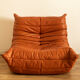 Togo leather armchair by Michel Ducaroy for Ligne Roset