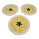 3 Lemon Barbotine plates