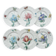 6 dessert plates Villeroy and Boch model Bouquet lot1