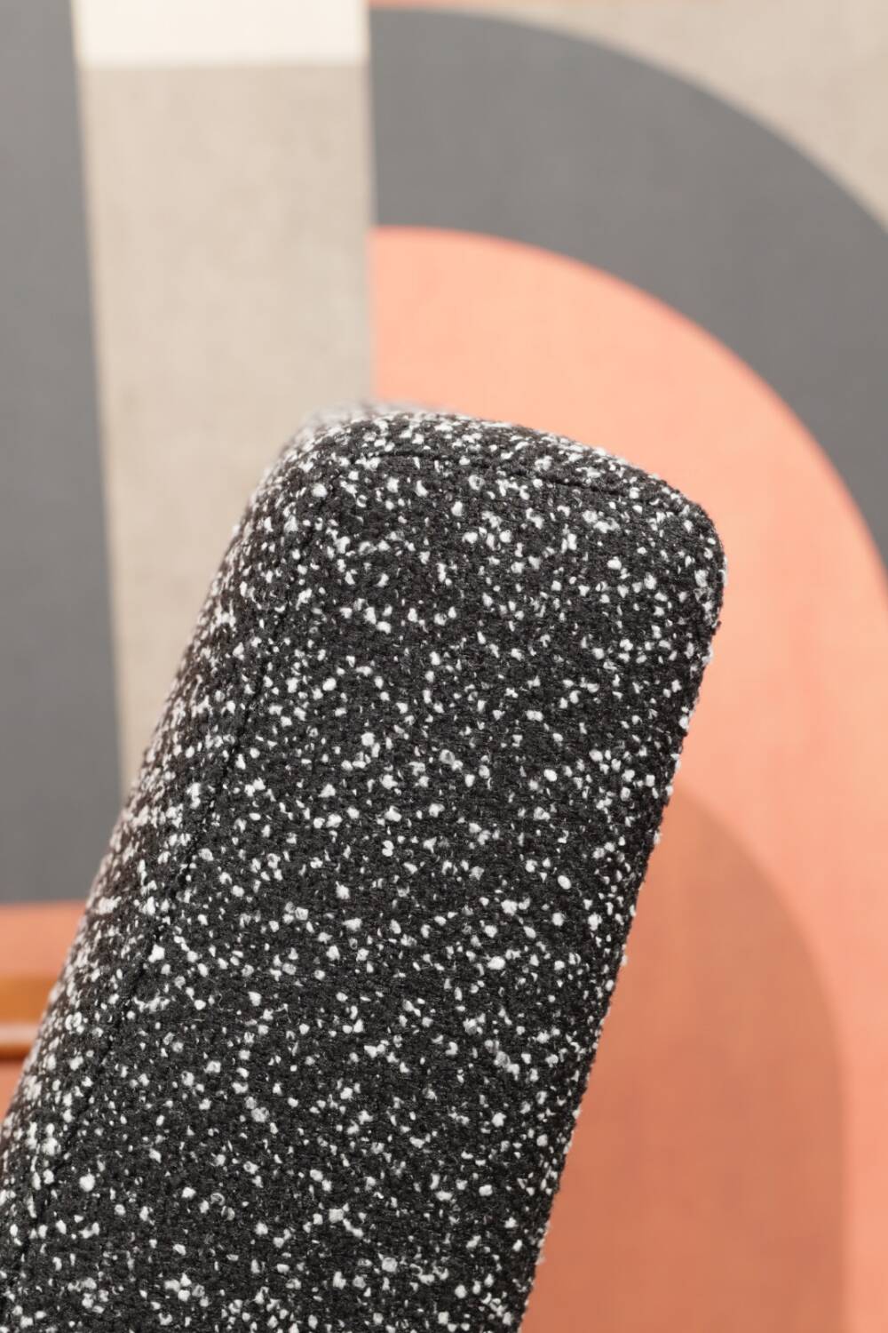 Black and white Scandinavian design armchair Granola by H. Lis