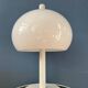 Vintage Space Age white Dijkstra mushroom table lamp