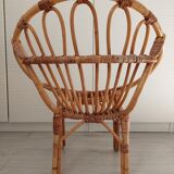 Rattan armchair for children
