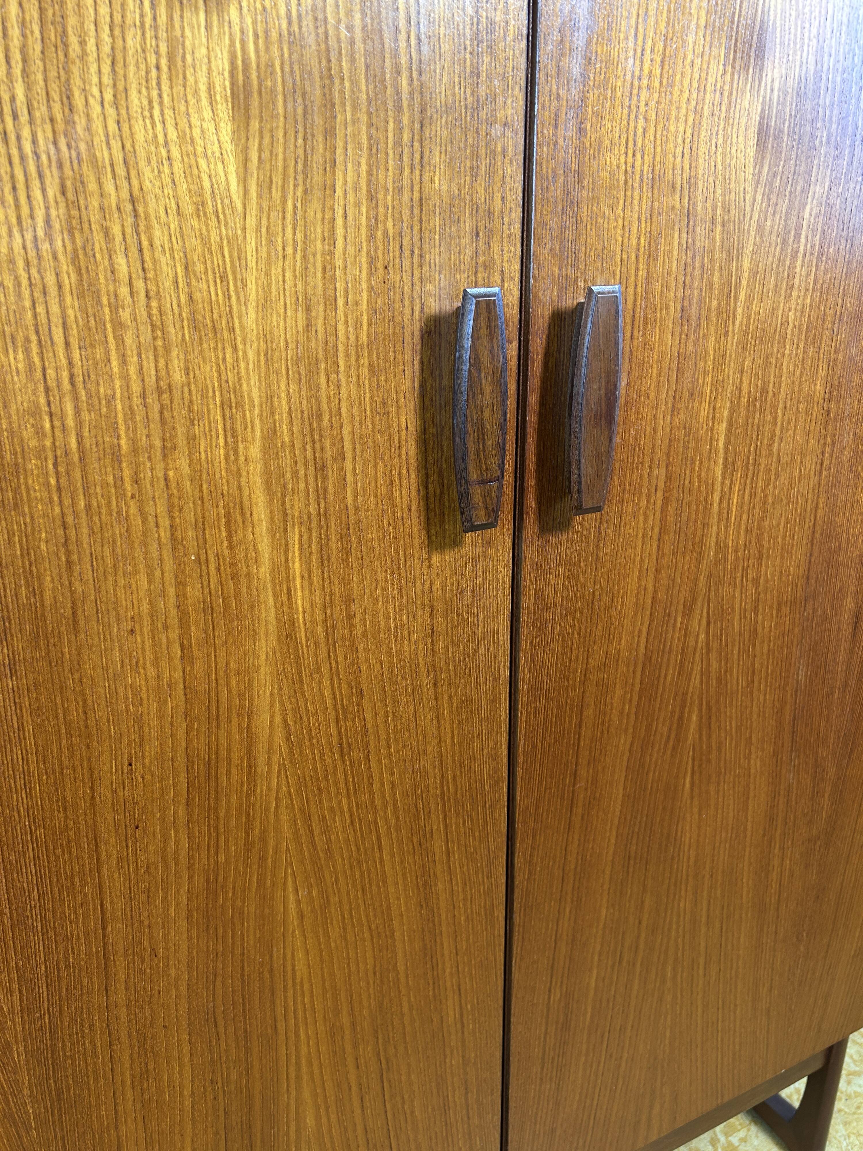 Mid-Century Retro Vintage Teak Batchelor Wardrobe G Plan – 1960 Quadrille