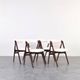 Danish Teak Dining Chairs by Th. Harlev for Farstrup, 1960s, Set of 4.