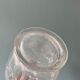 Crystal wine decanter engraved late nineteenth