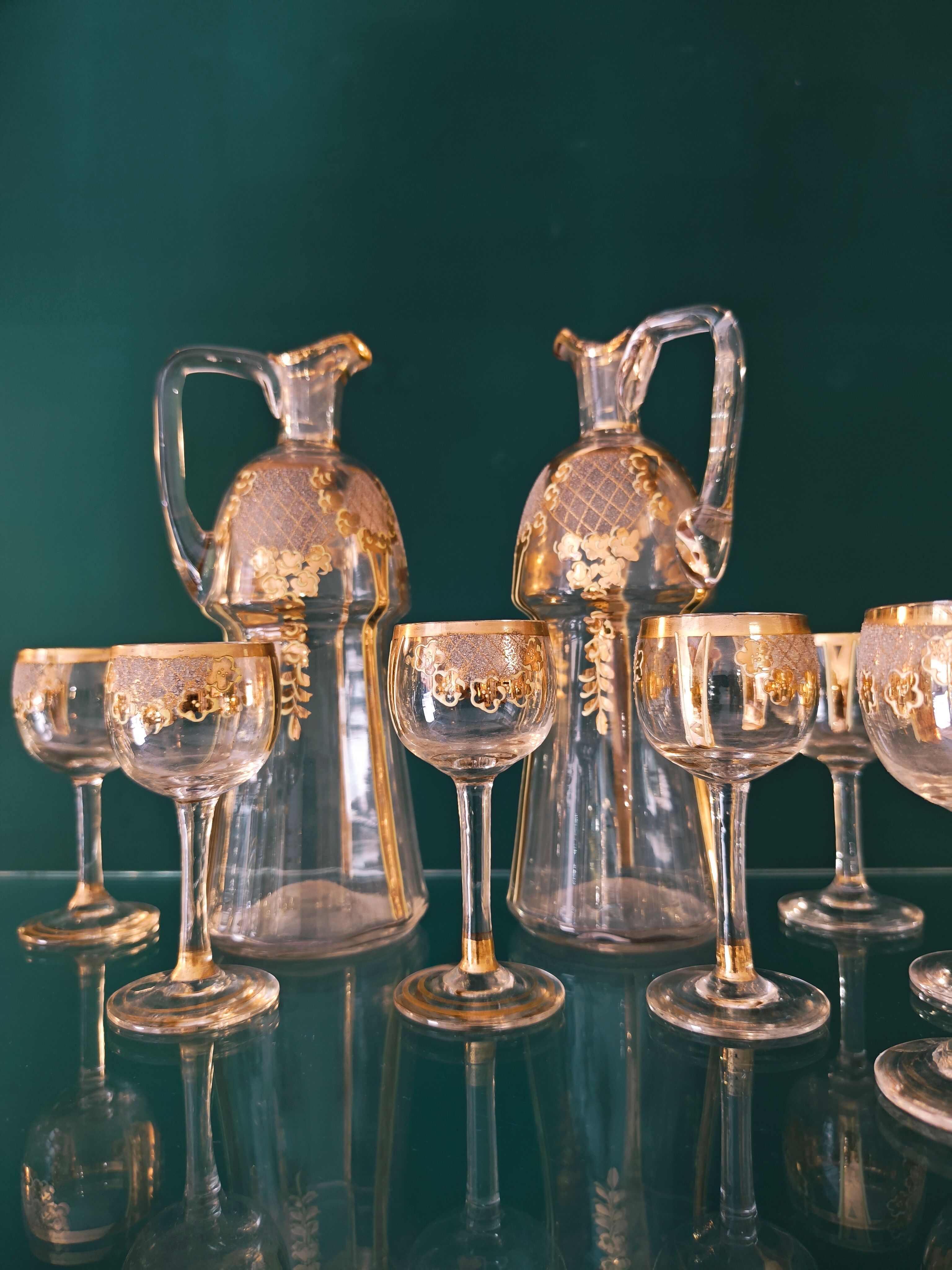 Baccarat Art Nouveau liqueur service