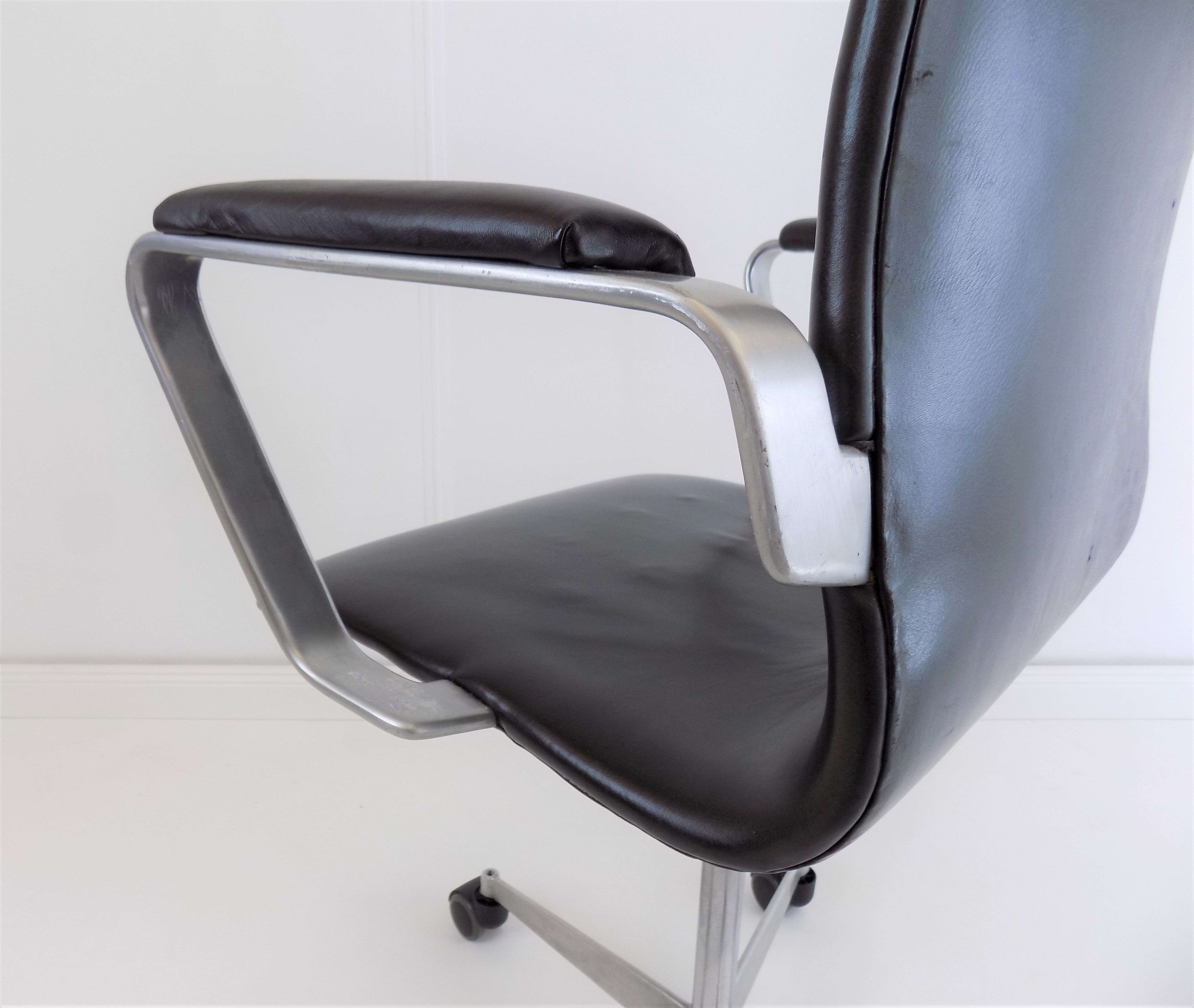 Chaise de bureau Oxford par Arne Jacobsen, Fritz Hansen