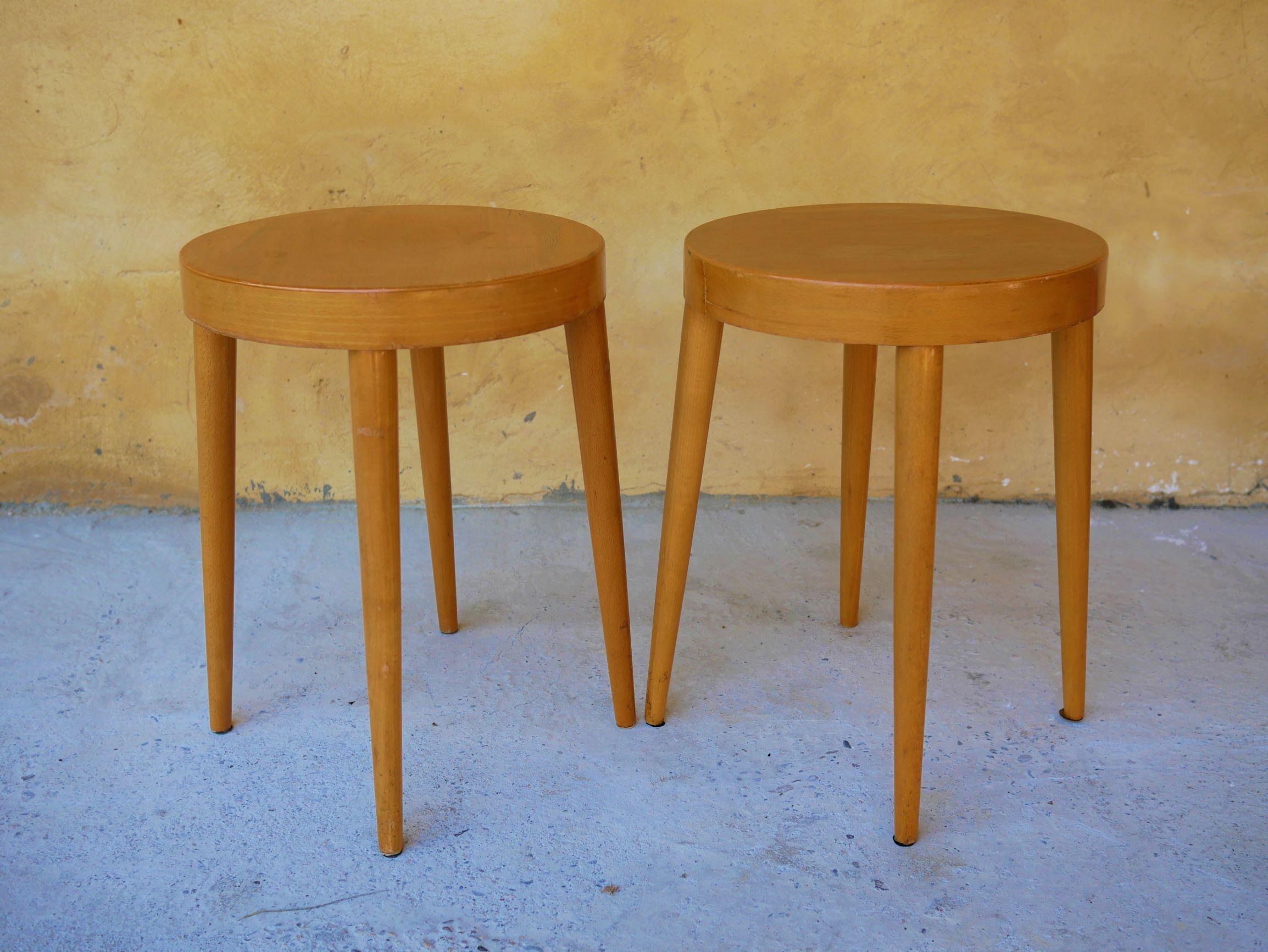 Pair of stools by Baumann