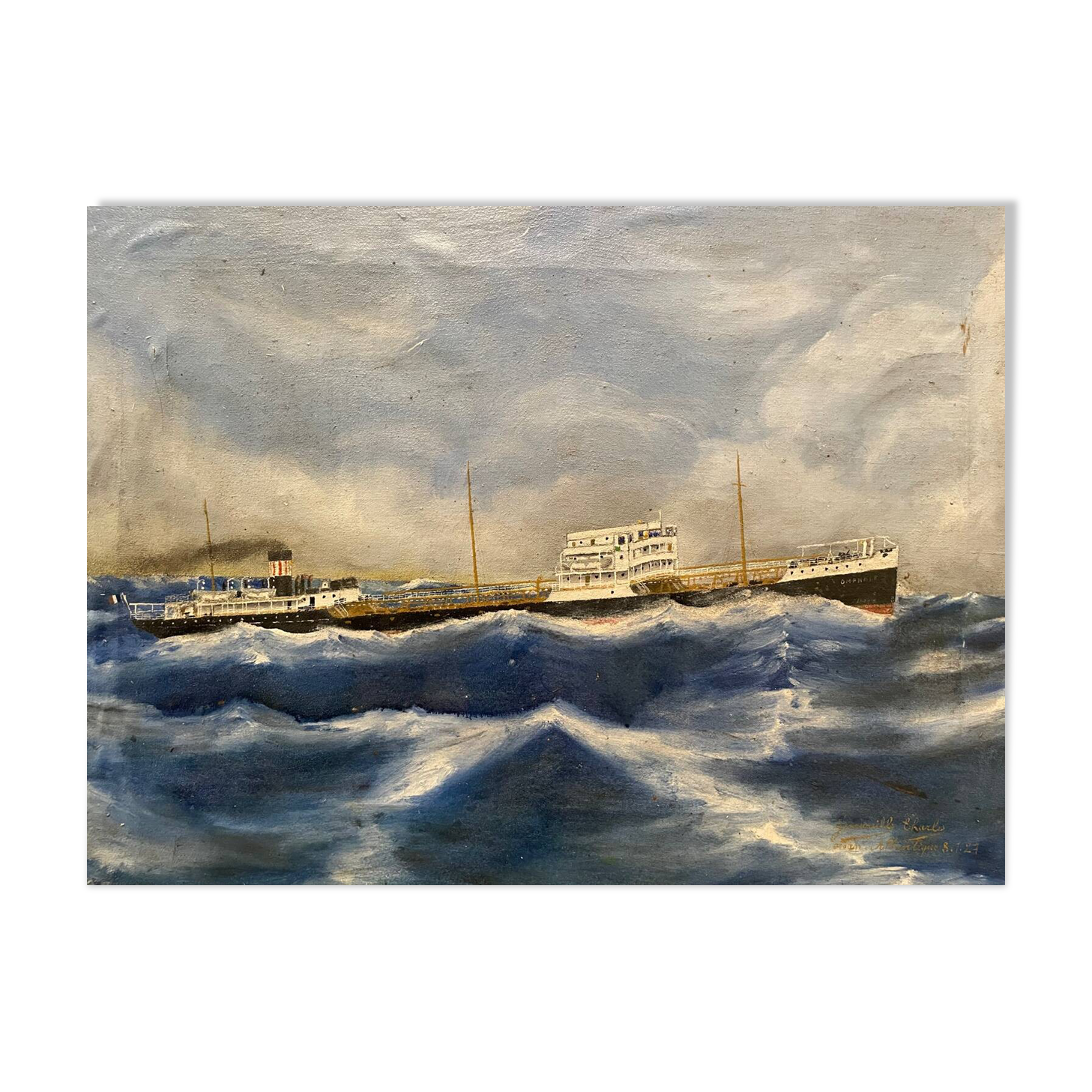 Seascape, Atlantic boat 1927