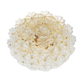 Large flower ceiling light in Murano glass, Ernst Palme, Germany, 1970s