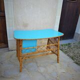 Vintage rattan desk