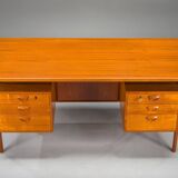 Danish teak desk by Kai Kristiansen for FM Møbler, 1960s