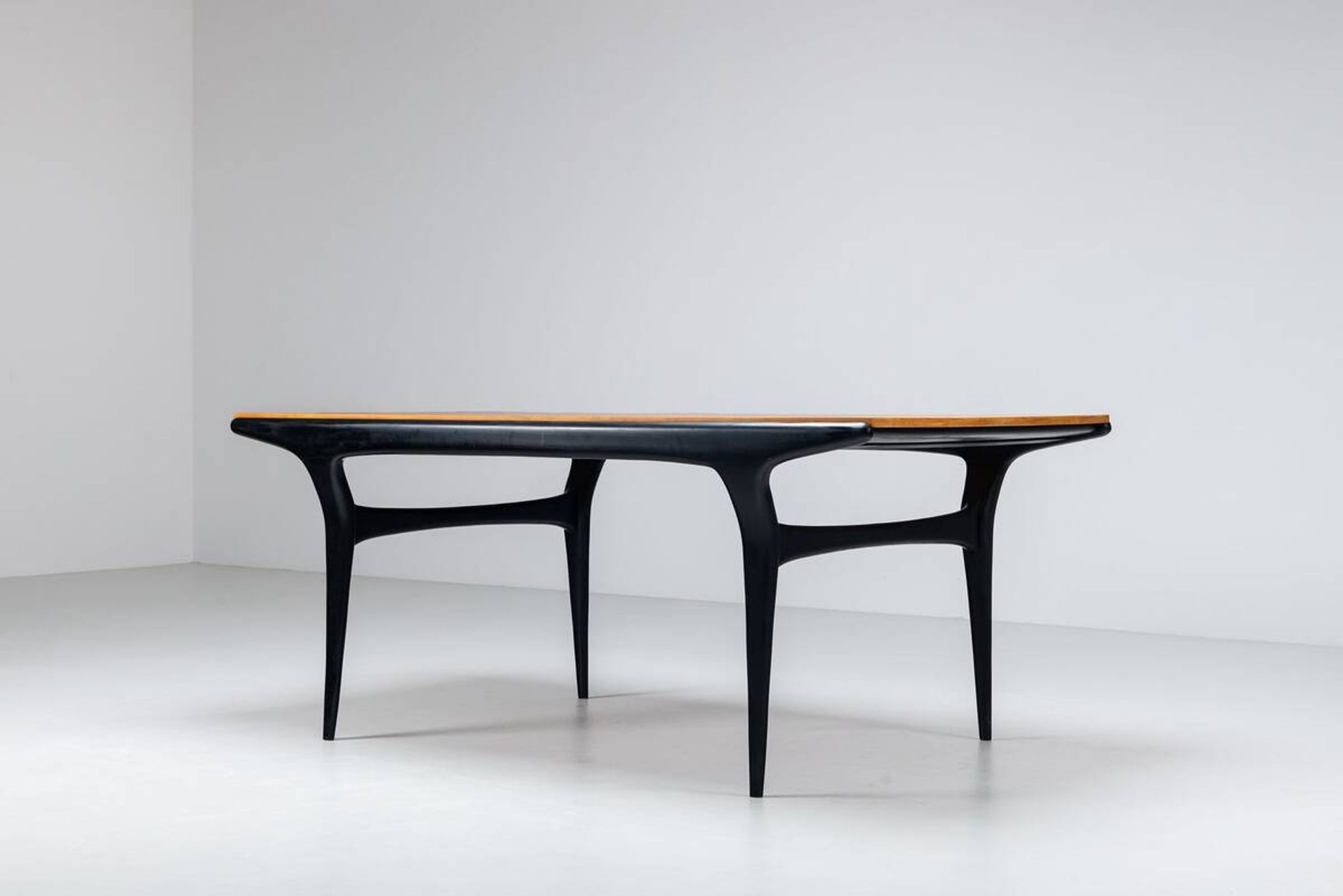 Alfred Hendrickx T4 dining table beech Belform Belgium 1958