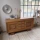 Enfilade storage unit oak Art Deco 1940 Dudouyt