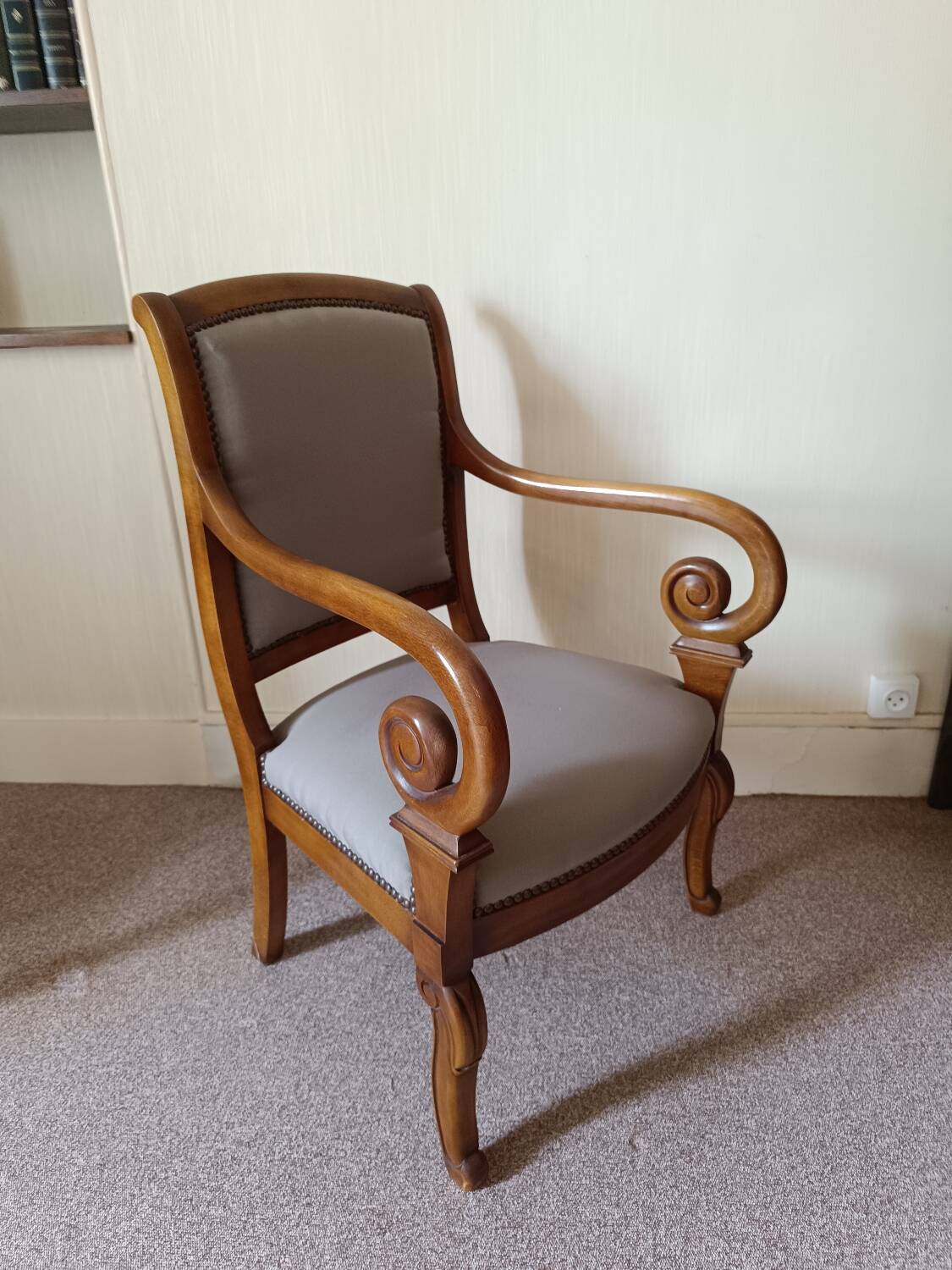 Empire style armchair