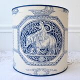 Blue toile de Jouy lampshade