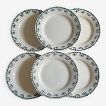 Six St Amand plates