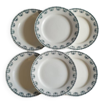 Six St Amand plates