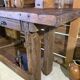 Antique workbench/renovated console – a unique piece full of character