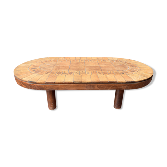 Table basse en céramique de Roger Capron XX siècle