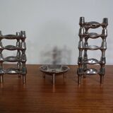 Candleholders by Ceasar Stoffi & Fritz Nagel for BMF, 1960s, Set of 10