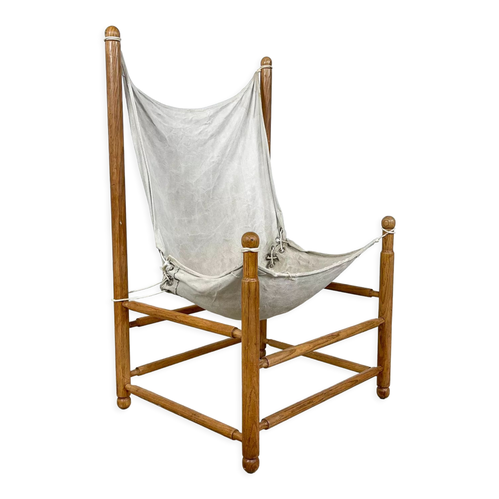 Fauteuil hamac bohème vintage