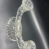 Vintage glass candle holder