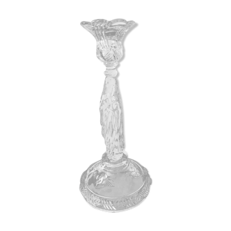 Chandelier art deco moulded glass by Portieux