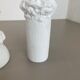 Lot de 3 vases en porcelaine OP Art Biscuit originaux par AK Kaiser, Allemagne, années 1970