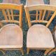 Ensemble de 10 chaises bistrot années 1950-60 vintage