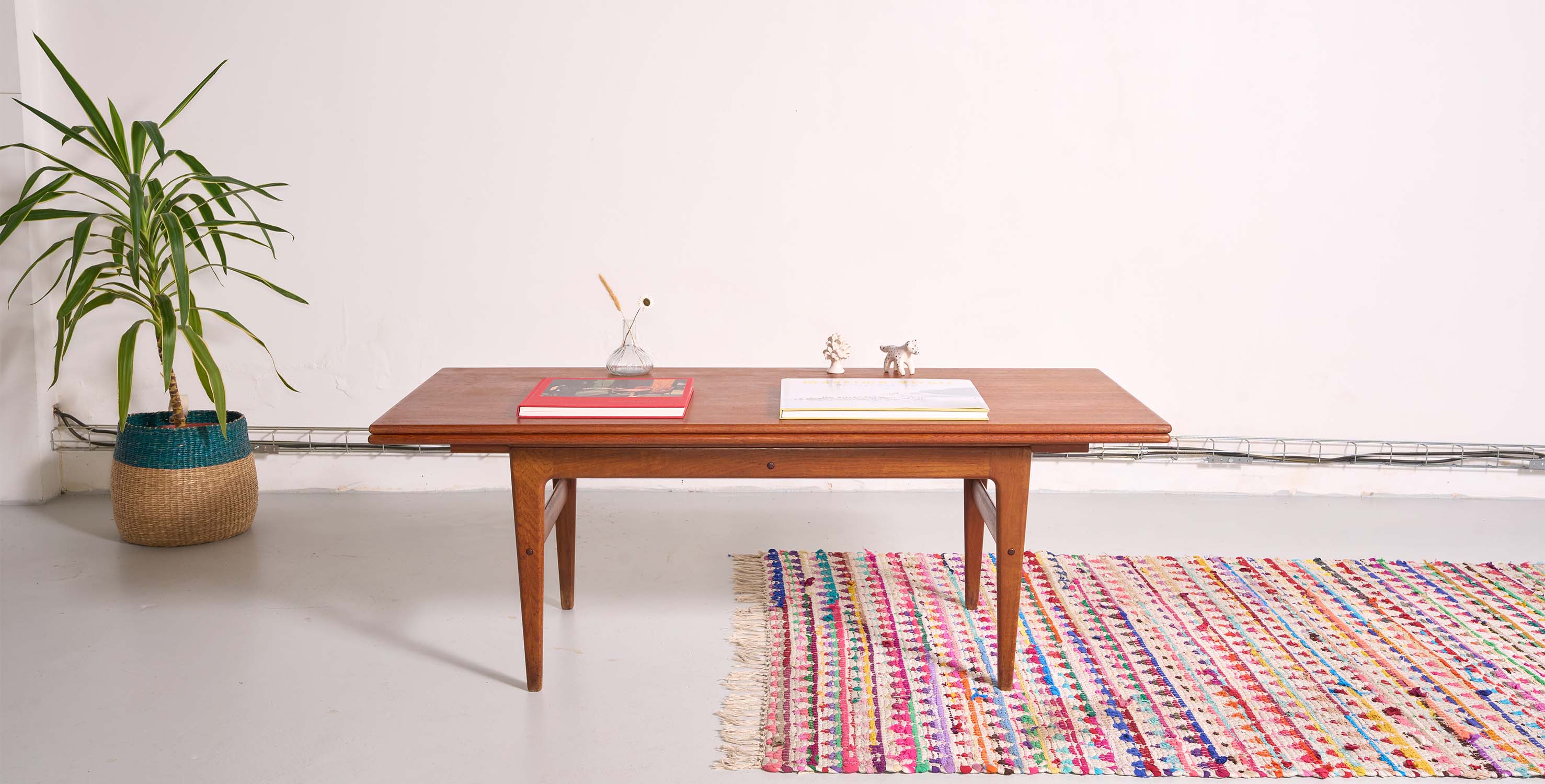 Danish vintage table Kai Kristiansen "Elevator" - convertible high table