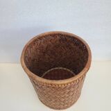 Antique basket in fine wickerwork