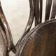Set of 6 chairs Bistrot Baumann ref 22 curved wood
