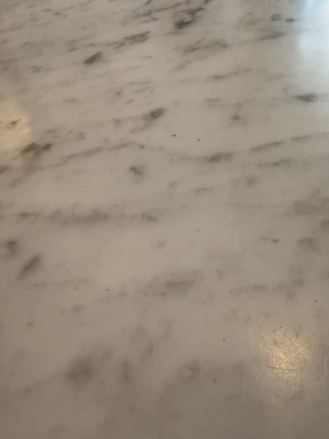 Grande table tulipe années 60, plateau en marbre de Carrare