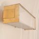 Vintage brass and Perspex wall light, France 1960.