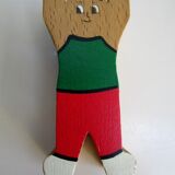 Jeu clown en bois vintage
