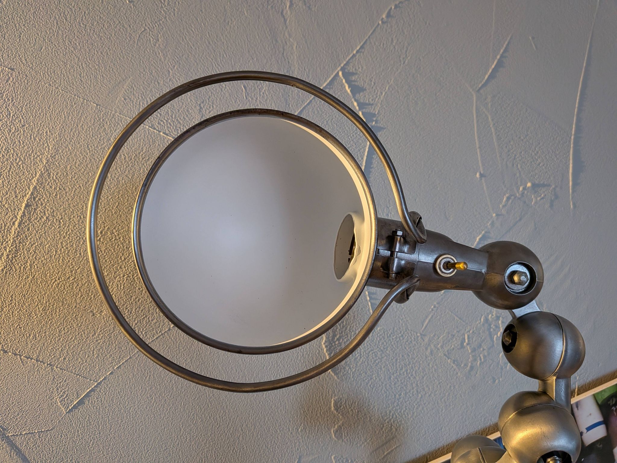 Atypical restored Jielde industrial lamp